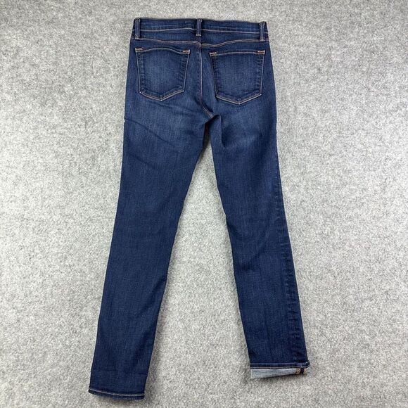 J Brand Jeans Womens 28 Blue Dark Vintage Wash Skinny Leg Stretch Denim Preppy - Picture 5 of 15